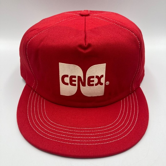 Cenex Other - Vintage‎ Cenex Red Snapback Trucker Hat By Saint Louis Hat OS